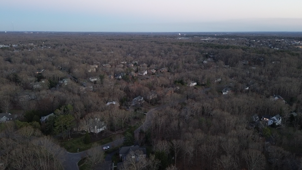 Aerial property showcase photography
